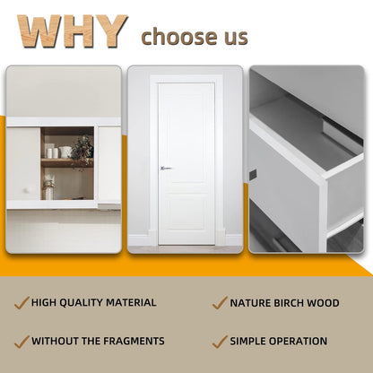 GSCIT Club Melamine Edge Banding, 2 inch x 25ft White Edge Banding with Hot Melt Adhesive Pre-glued Cabinet Edge Banding Flexible White Veneer Edging for Plywood Furniture Table