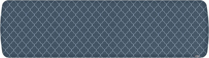 GelPro Elite Premier Anti-Fatigue Kitchen Comfort Floor Mat, 20x72", Lattice Indigo Stain Resistant Surface with therapeutic gel and energy-return foam for health & wellness