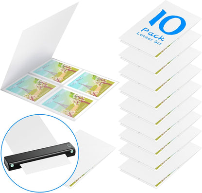 Laminator Carrier Sleeve Lamination Carrier Thermal Laminating Carriers Sheets Thermal Carrier Sheet for Laminator with All Brand Laminating Pouch (10, Letter Size)