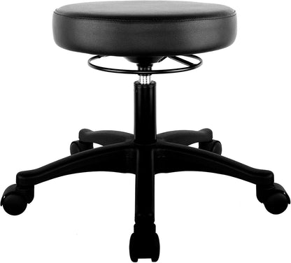 TAKE UR SEAT® 15" Table Height Adjustable Round Seat Stool Heavy Duty Built and Shipped Within 24 Hours, Spa, Medical, Lab (Standard Caster)