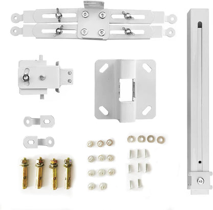 Projector Mount Wall or Ceiling Projection Mount Bracket with Adjustable Height and Extendable Arms Mounts for Home and Office Projector