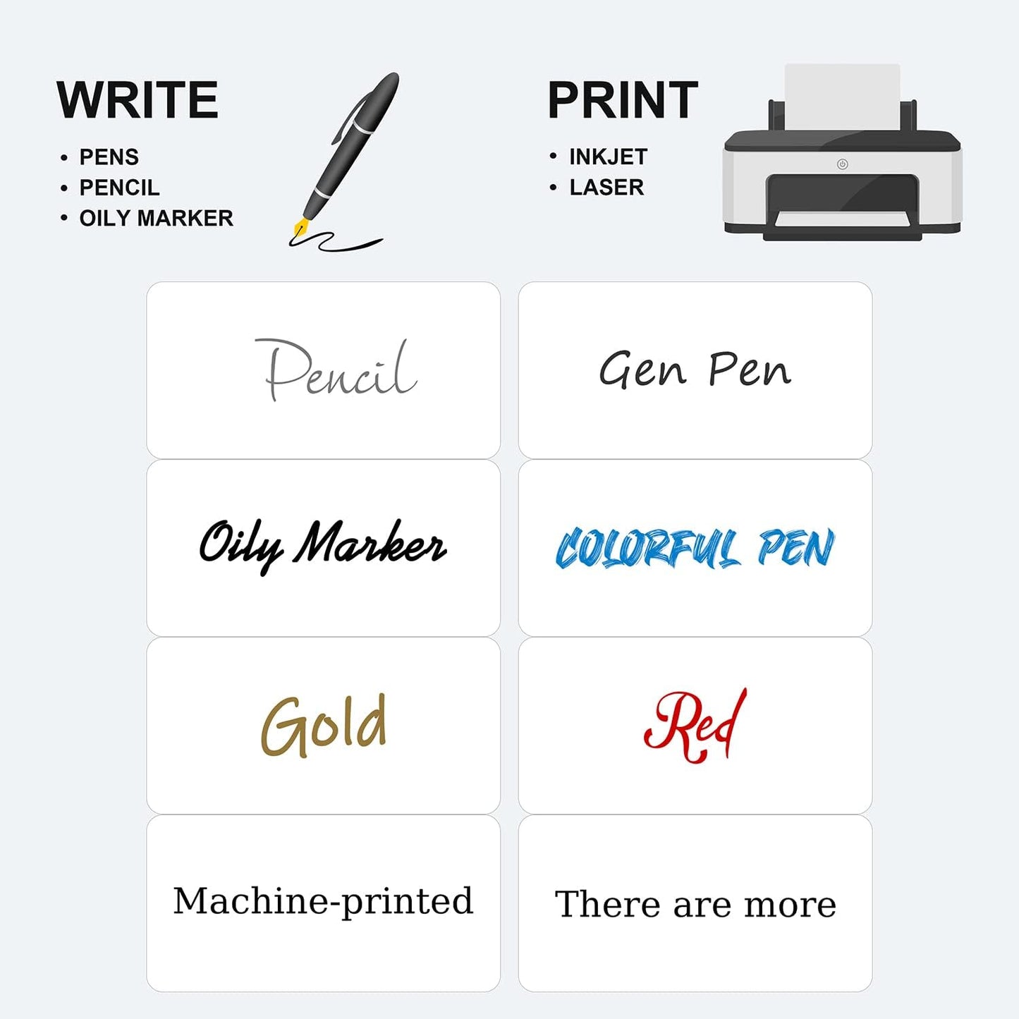 Methdic Shipping Labels 2"×4" 1000 Labels Sticker Paper for Laser/Ink Jet Printer Mailing Labels 8.5"×11" White 10 per Sheet
