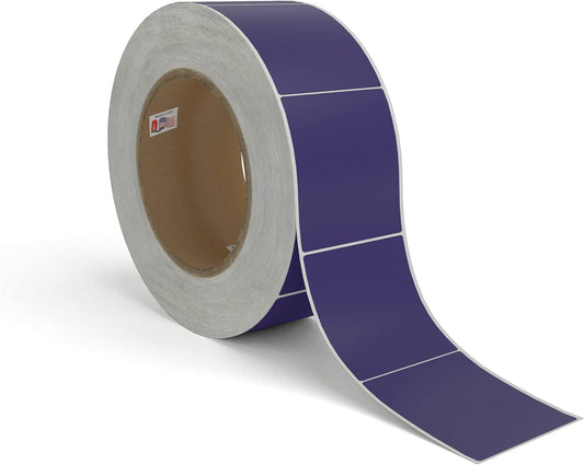 Kenco Color Coding 3 X 5 Rectangle Labels, Inventory Control Stickers 500 Labels Per Roll, Made in The USA (Dark Blue)