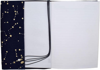 BLBMH Book Covers for Paperbacks Handmade Bookcover Fit for 5.5x8.5 inch Adjustable Fabric Softcover Protector for Women Book Lovers Gifts - Velvet Blue 8.5in