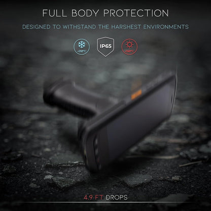 Chainway C72 Ultra Rugged Android Barcode Scanner, Pistol Grip, Android 11, Google Play, Zebra 2D/1D/QR Barcode Reader, 5.2” Vivid Screen, WiFi, GPS, 8000mAh All Day Battery (Build Your Own)