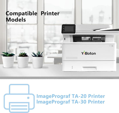 High Yield PFI-030 PFI030 Ink Cartridges Replacement for Canon PFI-030MBK PFI-030BK PFI-030C PFI-030M PFI-030Y Ink Tank Cartridge Compatible for Canon ImagePrograf TA-20 TA-30 TM-240 TM-340 Printer