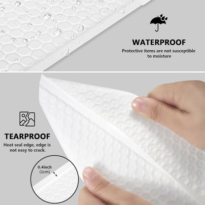 Bubble Mailers 8.5x11inch 40Pack White Bubble Mailers Self-Seal Padded Mailing Envelopes Bubble Opaque Padded Mailer for Small Businesses to Package and Mail Jewelry Cosmetics#2