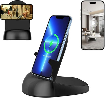 FHD 1080p Dome Camera WiFi Wireless Phone Charger,Indoor Security Camera with Motion Activated, (Rotate Lens) 250°Viewing Angle for Home Security(2.4/5G)