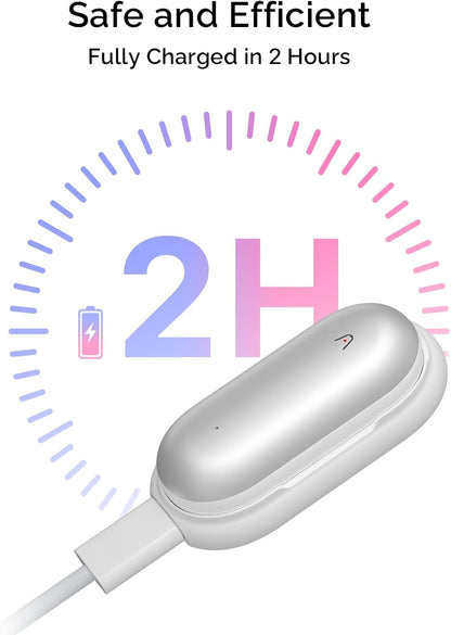 NotePin AI Voice Recorder, Voice Recorder with Additional Charging Set, Transcribe & Summarize with AI Technology, 64GB Memory
