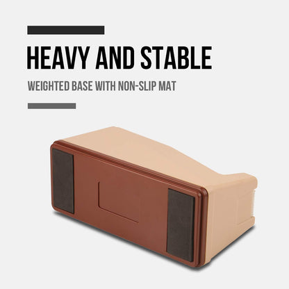 Lichamp Desktop Tape Dispenser Holder with Large 3 inch Core for Masking Tape, Heat Transfer Tape Sublimation, Painters Tape, Freezer Tape and Kitchen Tape