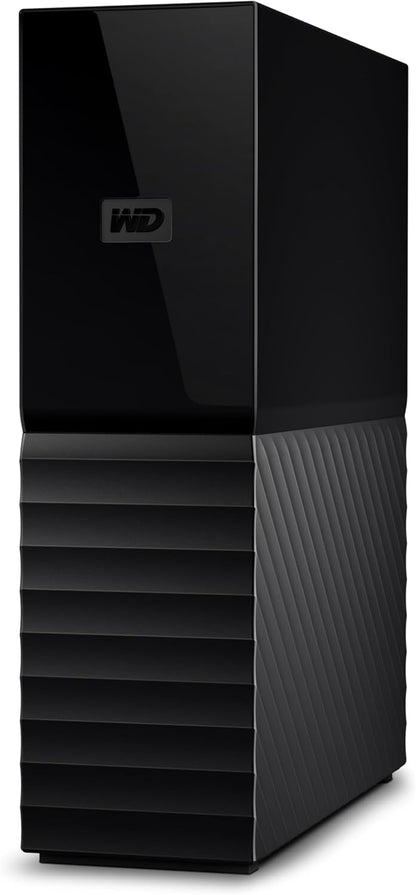 WD 24TB My Book Desktop External Hard Drive, with Password Protection and Backup Software, USB 3.2 Gen1, exFAT - WDBBGB0240HBK-NESN