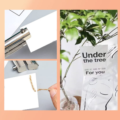 Hole Punch 5/16 inch Single Hole Punch,Heavy Duty Hole Puncher Single,Paper Punch Portable Hand Held Long Hole Puncher for Paper Cards Plastic Cardboard (Silver) (5/16"-8mm Hole)