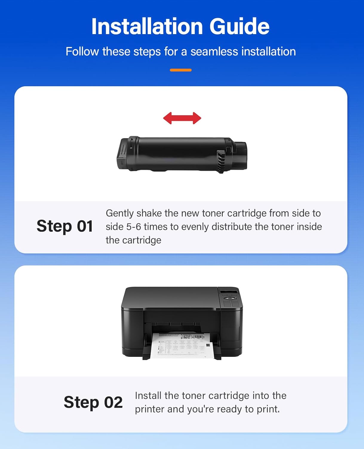 VersaLink C600 C605 Toner Cartridge 4-Pack Extra High Capacity Replacement for Xerox 106R03919 106R03916 106R03917 106R03918 Compatible with Xerox VersaLink C600 C605 Printer Black Cyan Magenta Yellow