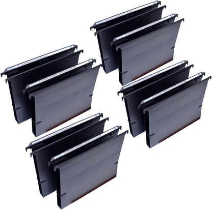 Ultimate Office MagniFile Extra-Capacity Hanging File Folders, 1" Box-Bottom, Letter Size, Feature A Wrap- Around Bungee Security Cord (Set of 8)