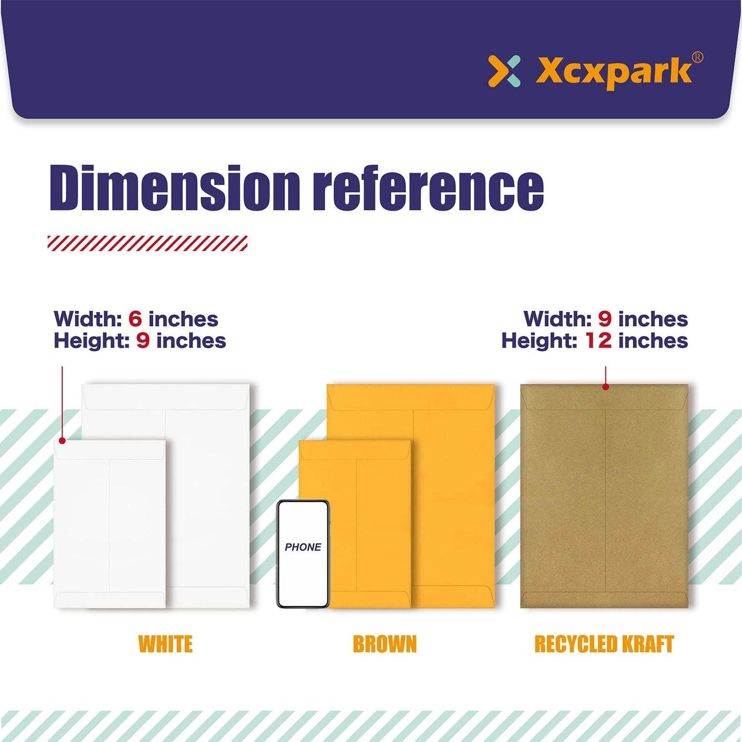 120 PCS 9x12 inches Security Catalog Envelopes Printable Self Seal Envelopes, Anti Tear Recycled Kraft Envelopes for Invitation Cards, Pictures, Photos, Documents