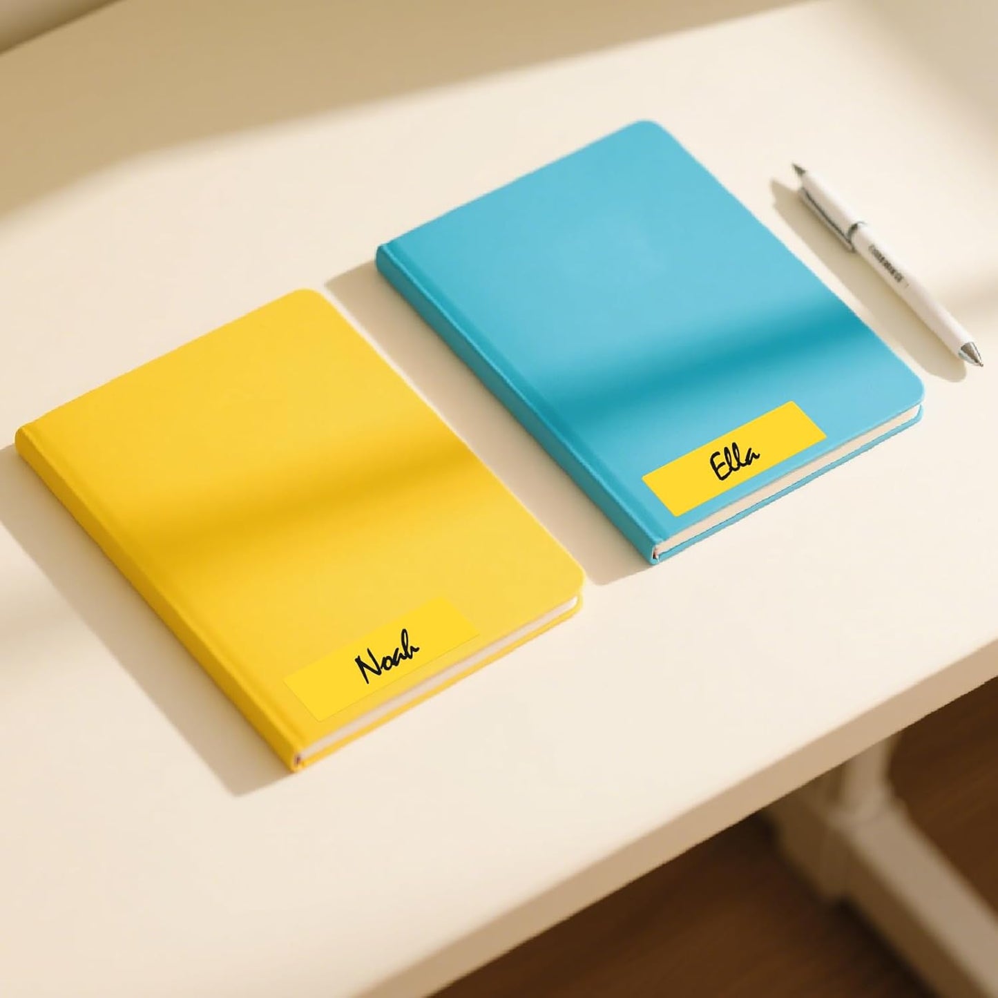 3 × 1 Inches Yellow Rectangle Color Coding Labels 1000 PCS, Self-Adhesive Writable Waterproof Vinyl Blank Sticker Roll for Office Home School Business