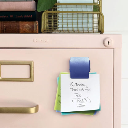 Extra Strong Magnetic Clips for Refrigerator and More, Large Blue, 3-Pack