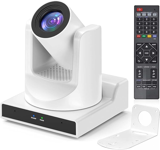 PTZ Camera,20X HDMI PTZ Camera with Optical Zoom Video Camera Support SDI POE with IP Live Streaming, Simultaneous 3G-SDI and USB Output for Conferences, Church, Teaching