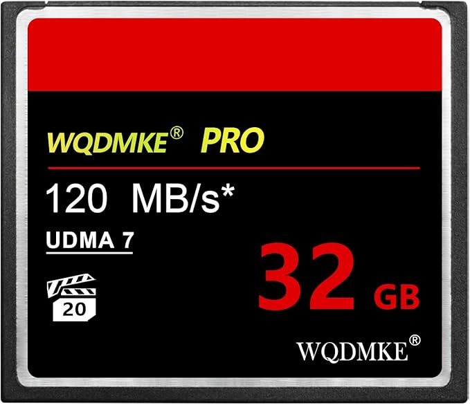 CF Memory Card 32GB UDMA Speed Up to 120MB/s Camera Cards
