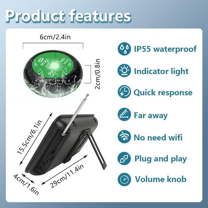 Take a Number System Queue Wireless Calling System with 1 Take a Number Display 2 NEXT Call Button 1 Ticket Dispenser 3-Digit Ticket Roll for Restaurant Hospital Clinic Bank Haunted House