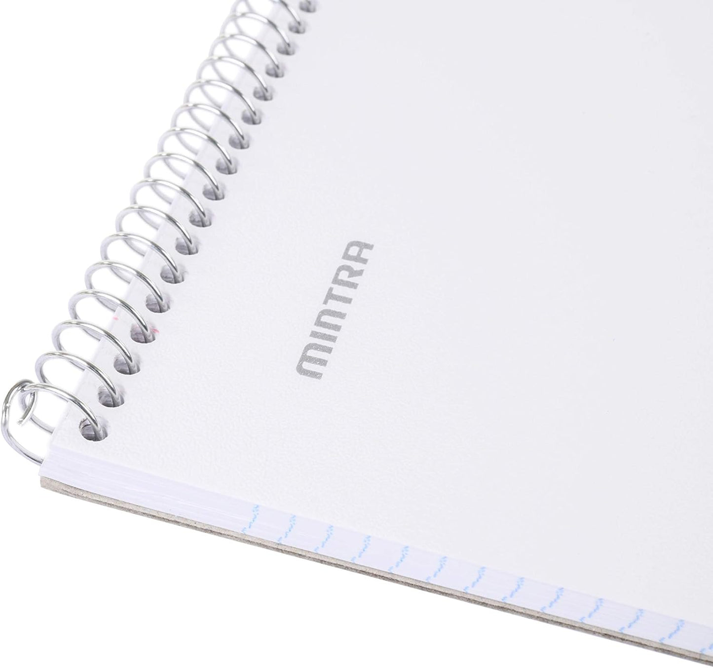 Mintra Office TOP BOUND Durable Spiral Notebooks (White, College Ruled 3pk)