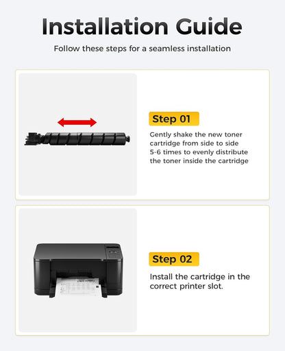 TK-8347 TK8347 Toner Cartridge Set 4-Pack High Yield Replacement for Kyocera TK-8347K TK-8347C TK-8347M TK-8347Y Compatible with TASKalfa 2552ci 2553ci Copystar CS-2552ci CS-2553ci Printer Ink