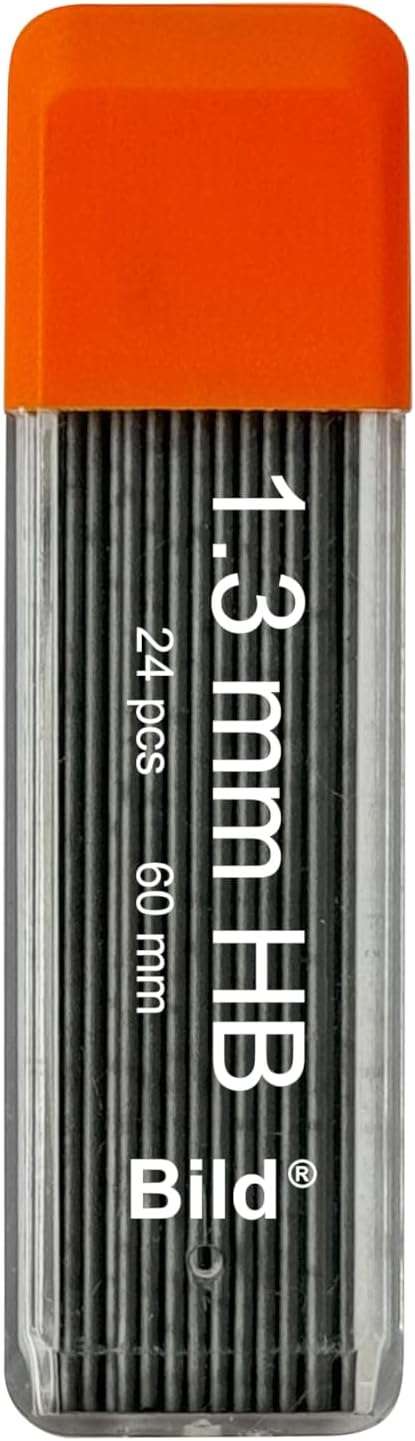 Bild Premium 1.3 mm Mechanical Pencil Lead Refills HB #2 (HB Mega, 1.3 mm)