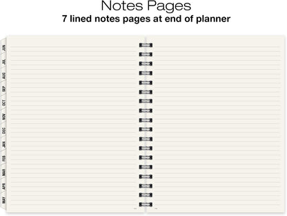 Global Printed Products Essential 8.5"x11" Monthly & Weekly 2024-2025 Planner - (8.5" x 11" - June 2024 Through July 2025)