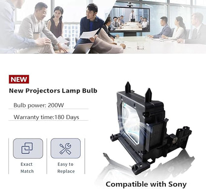 LMP-H202 Replacement Projector Lamp Bulb Compatible with Sony VPL-HW30AES HW30ES HW50ES HW55ES VW95ES HW30 HW30ES SXRD HW40ES Projectors, with Housing