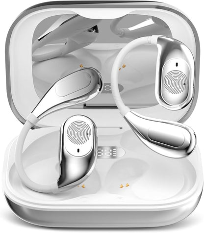 Language Translator Earbuds, Two-Way Instant Language Translator Real Time with APP for 130 Languages, Fast Reaction Translation Device, for Travel, Gift and Learning (White)