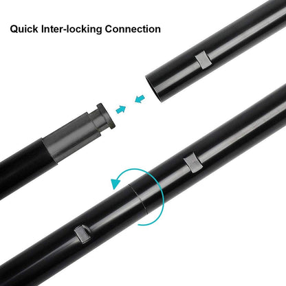 10 x 10Ft Photo Video Studio Heavy Duty Adjustable Muslin Backdrop Stand Background Support System Kit for Photography with Carrying Bag，4 Pcs Spring Clamps