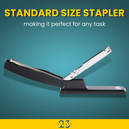 Always23 Stapler, Stapler for Classroom, 20-Sheet Capacity, Staplers, 2 Pack Black.