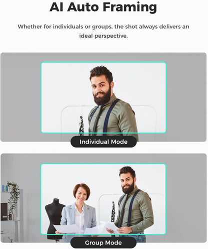 OBSBOT Meet SE 1080P 100FPS Webcam for PC, AI Framing Streaming Camera with 1/2.8" Sensor, Beauty Mode, Gesture Control, Staggered HDR, Web Camera for Desktop Computer, Laptop, Meeting.(Space Grey)