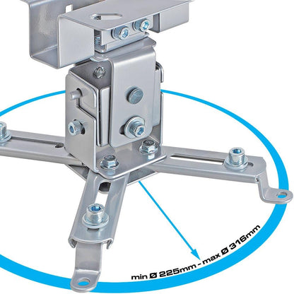 Cmple - Universal Solid Ceiling Projector Mount, Projector Bracket with Tilt and Adjustable Legs for LCD/DLP Projectors