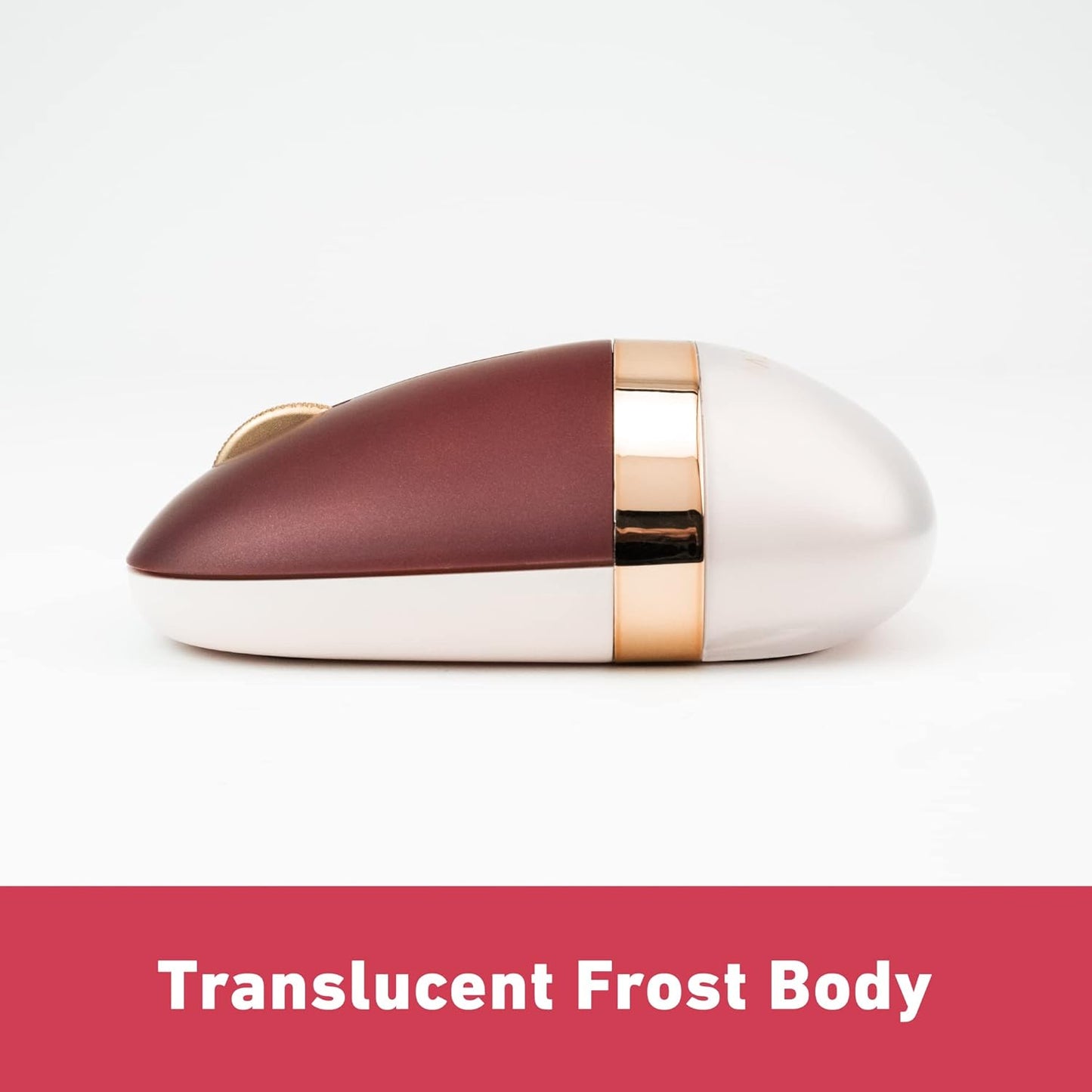 Azio IZO Wireless Optical Mouse - Bluetooth 3.0 & 5.0/2.4G RF-USB, Ambidextrous Design, PixArt PAW3212 Sensor, 1000/1600/2400 DPI, Rechargeable, PC & Mac