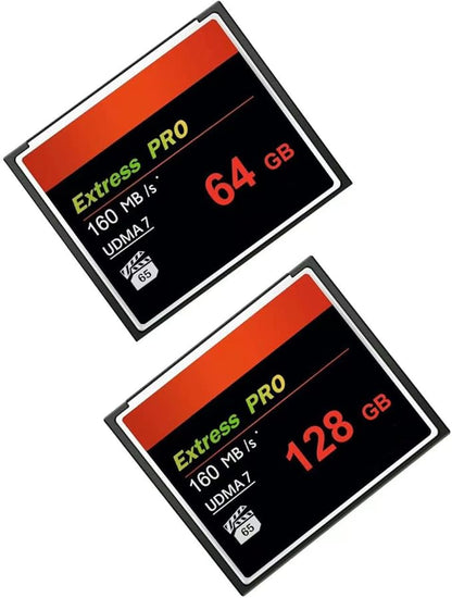 Camera CF Memory Card 64GB UDMA Speed Up to 160MB/s