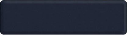 GelPro Anti Fatigue Nonslip Mat: Hard Floor Utility Mats for Garage, Patio and Kitchen - 20" x 72" x .5" - Leather Grain Navy