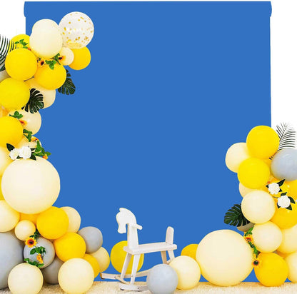 Blue Photo Backdrop for Photoshoot Blue Background for Photography Photo Backdrop Curtain for Party 5 x 7 FT