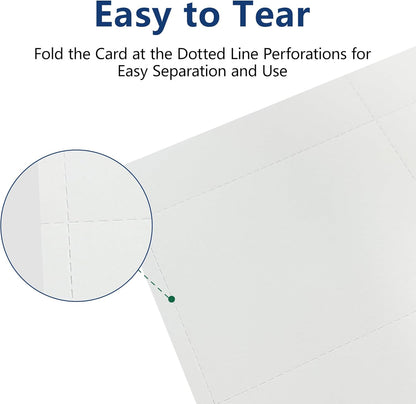 Customizable Name Badges Insert and Holder,2-1/4x3-1/2 Inch Vertical,White Printable Name Tag Insert Refills for Name Tag Holder,Laser/Inkjet Printable,100 Badges Insert and 100 Badges Holder