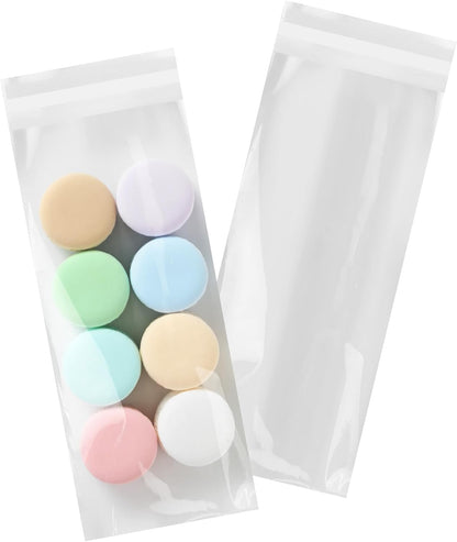 iMailer - 1000 Pcs - 4" x 9" Cellophane Pretzel Bags - Self Sealing, Food Safe Bags for Chocolate, Candies, Cookies