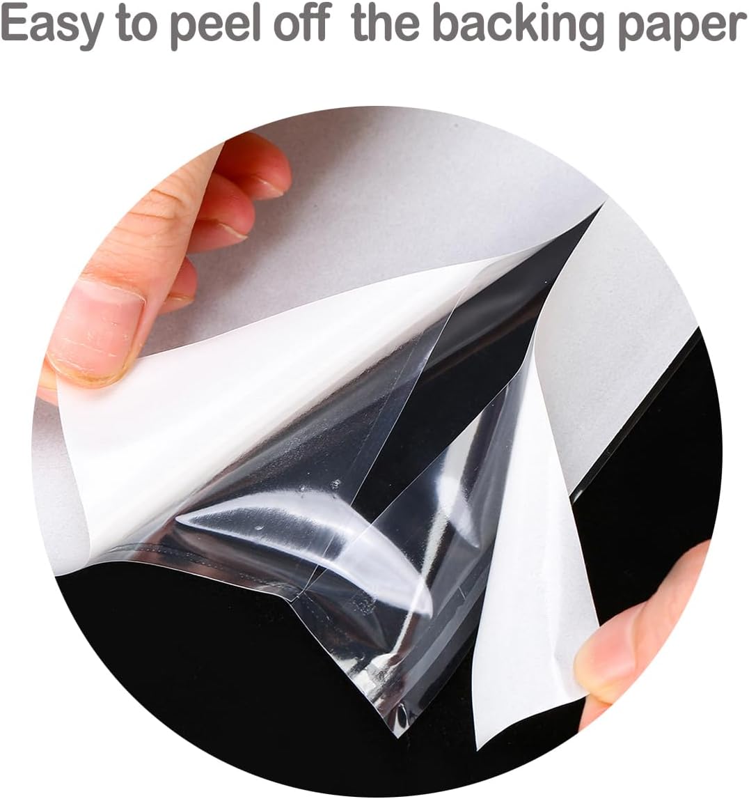(240 Pack) BEUYI Clear 9.5'' x 6.7'' Packing List Envelopes, Adhesive Shipping Label Pouches/Sleeves, Easily Fits Half of Letter-Size Paper