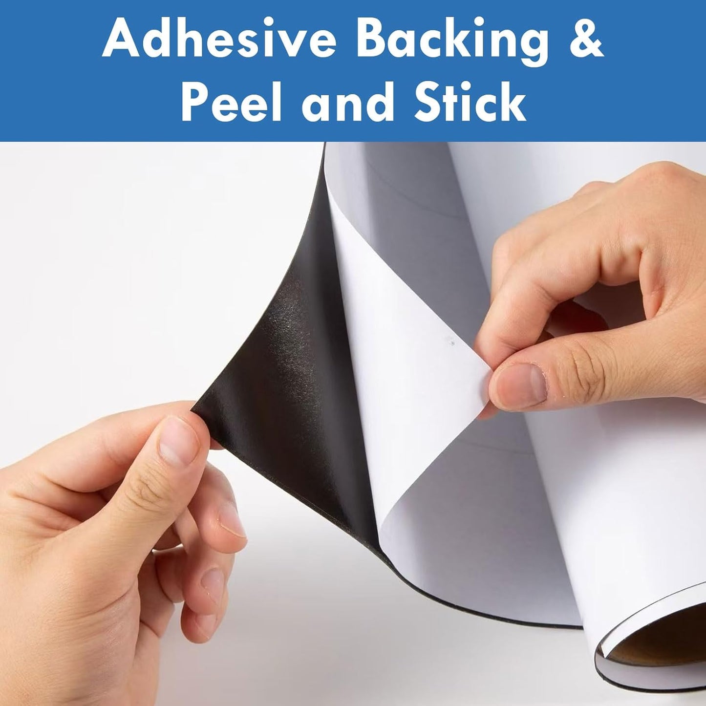 Magnetic Whiteboard Sticker - Adhesive Backing 36'' x 18'' Dry Erase Board for Wall Whiteboard Contact Paper for Office Home Include Starter Kit