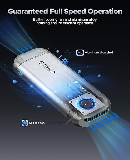ORICO R40 1TB External Solid State Drive - 3700MB/s Ultra-Fast Speed, 40Gbps via Thunderbolt 4/3/USB4.0, Portable SSD Plug and Play, Compatible with USB-C Phones, Tablets, PC & Mac