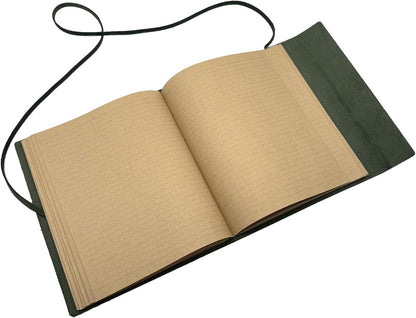Large Notebook Journal - Genuine Leather Journals for Writing A4 Size Diary 8x10 Inch, Notepad For Women and Man, Gifts,Work,Travel Dark Green