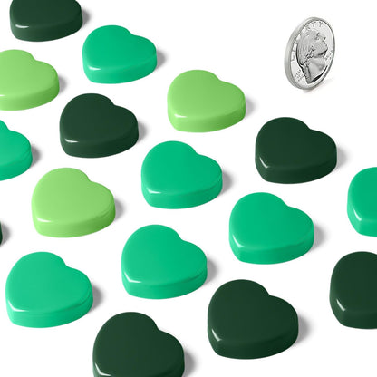 30PCS Heavy Duty Fridge Magnets - Small Cute Refrigerator Magnets for Whiteboard, Lockers & Kitchen, Cute Strong Magnets - Mini Decorative Magnet for Home, School, Office, Crafts,Locker (Green)