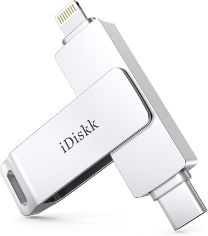App-le Certified 1TB iPhone 17 iDiskk Photo Vault for iPhone USB Storage Photo Flash Drive Transfer Stick for iPhone Picture External Storage iPad Lightning USB C Android Photo Storage Photo Stick