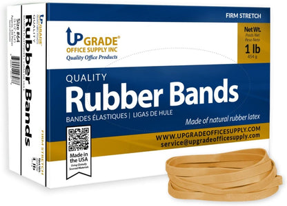 Upgrade Office Supply UPG22564PK3 Rubber Bands, Size 64 (3-1/2 x 1/4), 960 Bands, 1 lb 3-Box, USA