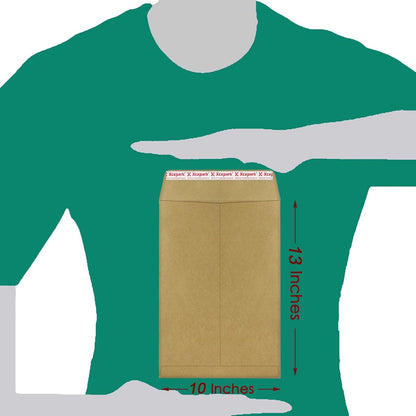 120 PCS 10x13 inches Security Catalog Envelopes Printable Self Seal Envelopes, Anti Tear Recycled Kraft Envelopes for Invitation Cards, Pictures, Photos, Documents