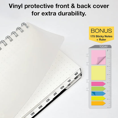 Global Printed Products Essential 5"x8" Monthly & Weekly 2025-2026 Planner - (5" x 8" - June 2025 Through July 2026)