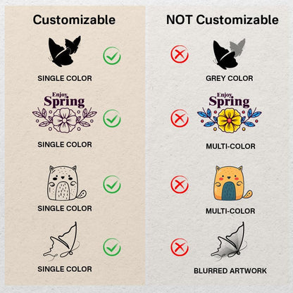 Personalized Logo/Address/Name Stamps -Custom Wooden Rubber Stamp, Multiple Sizes Stamps for Business (Square Stamp)